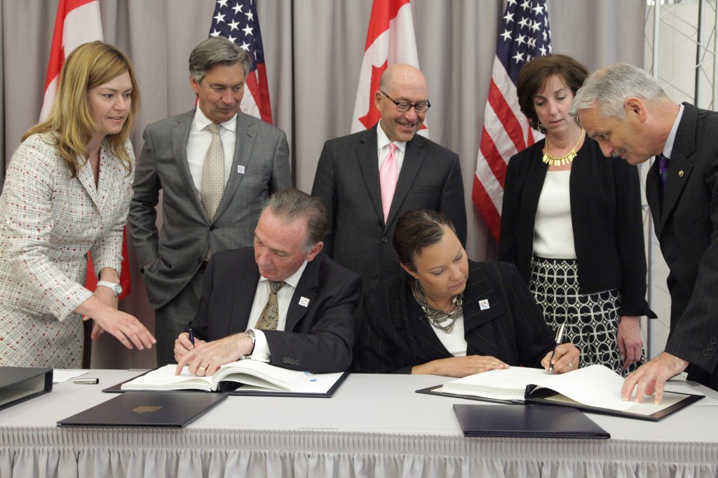 Signing of the Great Lakes Water Quality Agreement, 2012