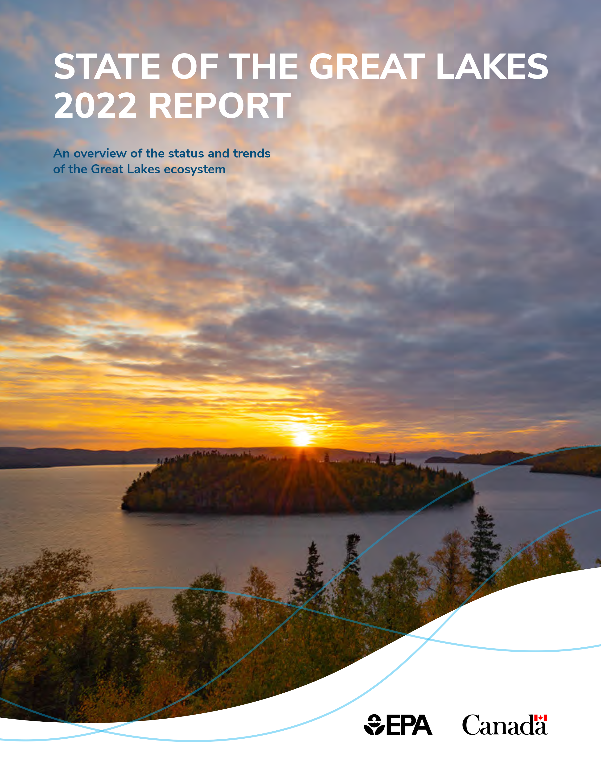 Cover of the State of the Great Lakes 2022 Report