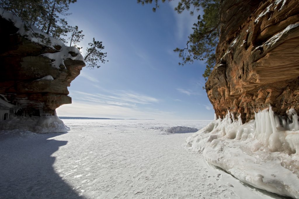 Ice on Lake Superior