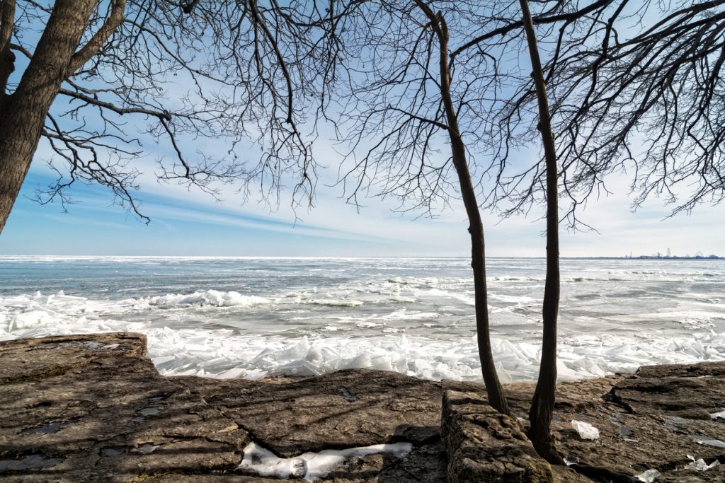 Lake Erie in the winter